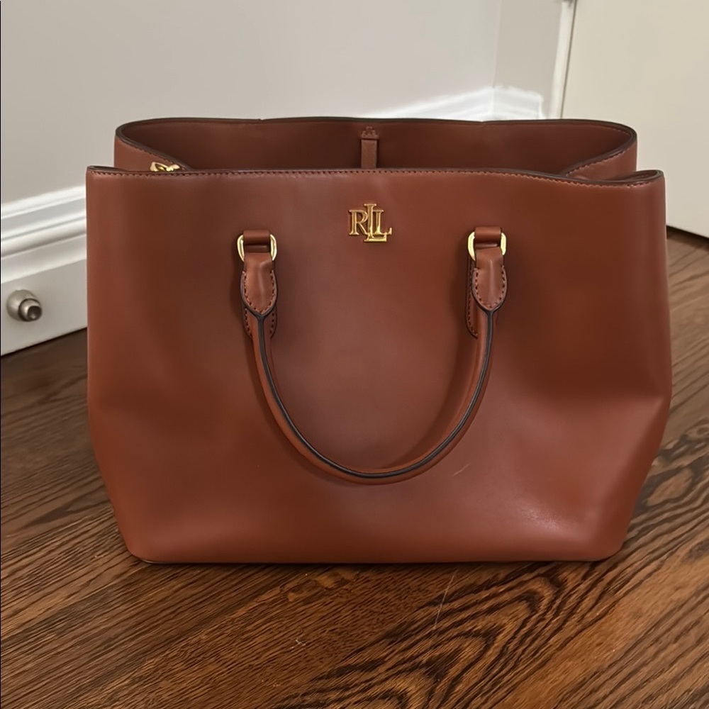 Ralph Lauren Leather Tote Bag